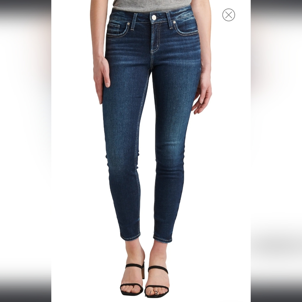 Elyse Mid Rise Skinny Jeans
